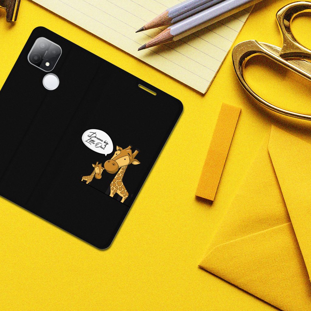OPPO A15 Magnet Case Giraffe - B2C Telecom