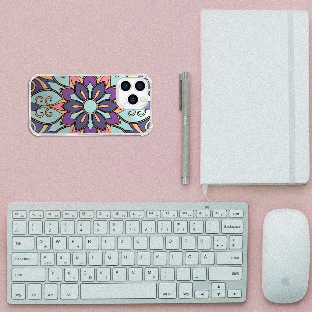 iPhone 14 Pro Case Purple Flower B2C Telecom