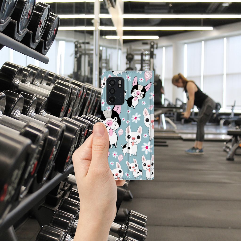 OPPO Reno6 5G Hoesje maken Hondjes - B2C Telecom