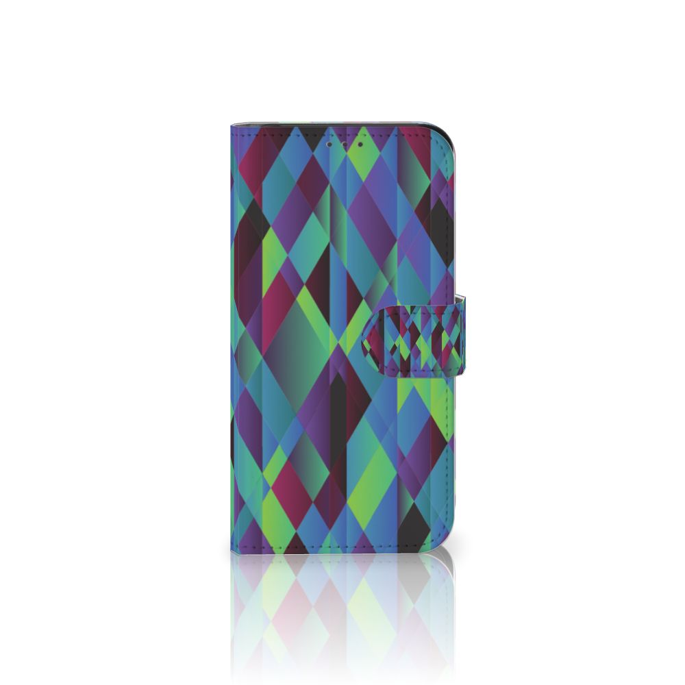 Samsung Galaxy Xcover 5 Book Case Abstract Green Blue