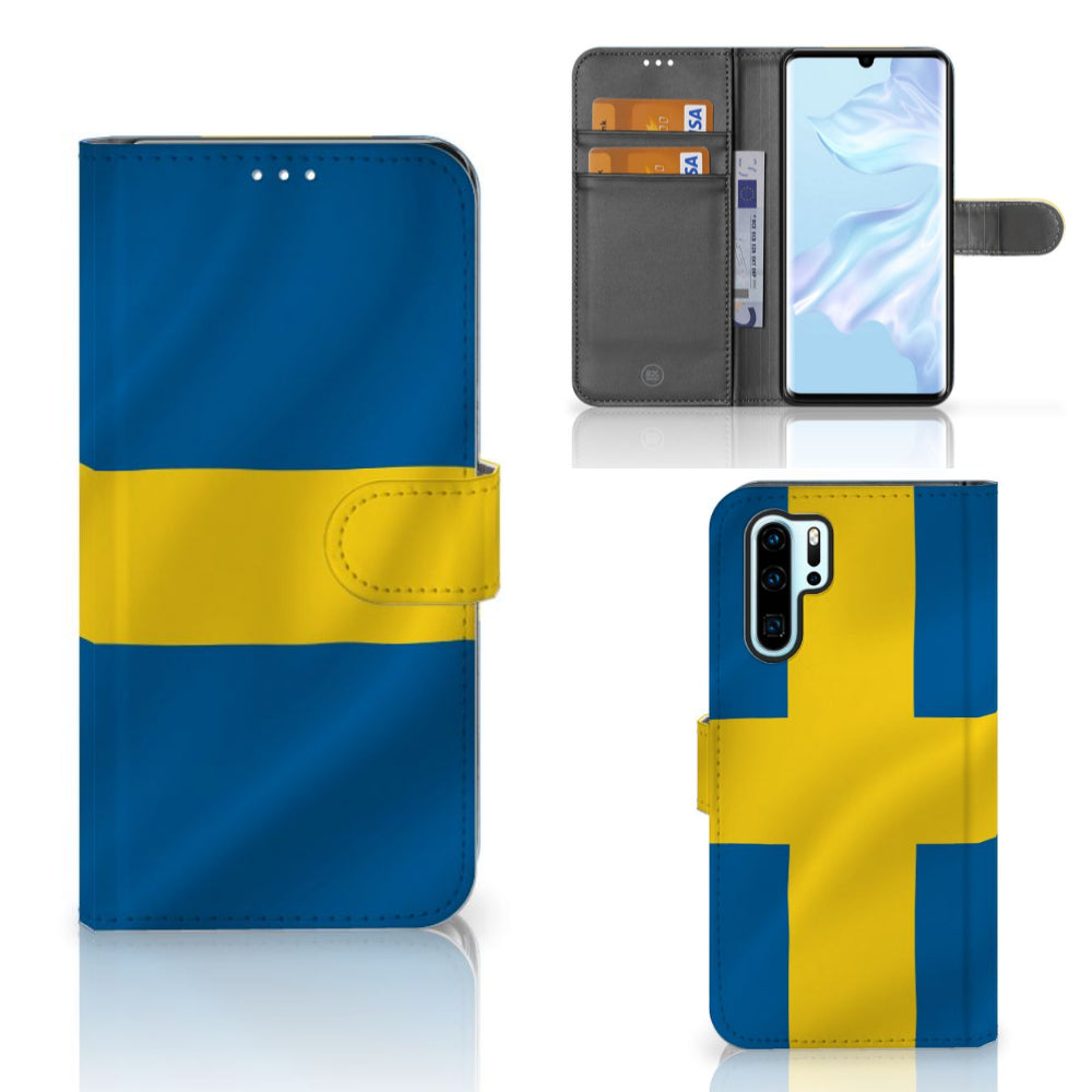 Huawei P30 Pro Bookstyle Case Zweden