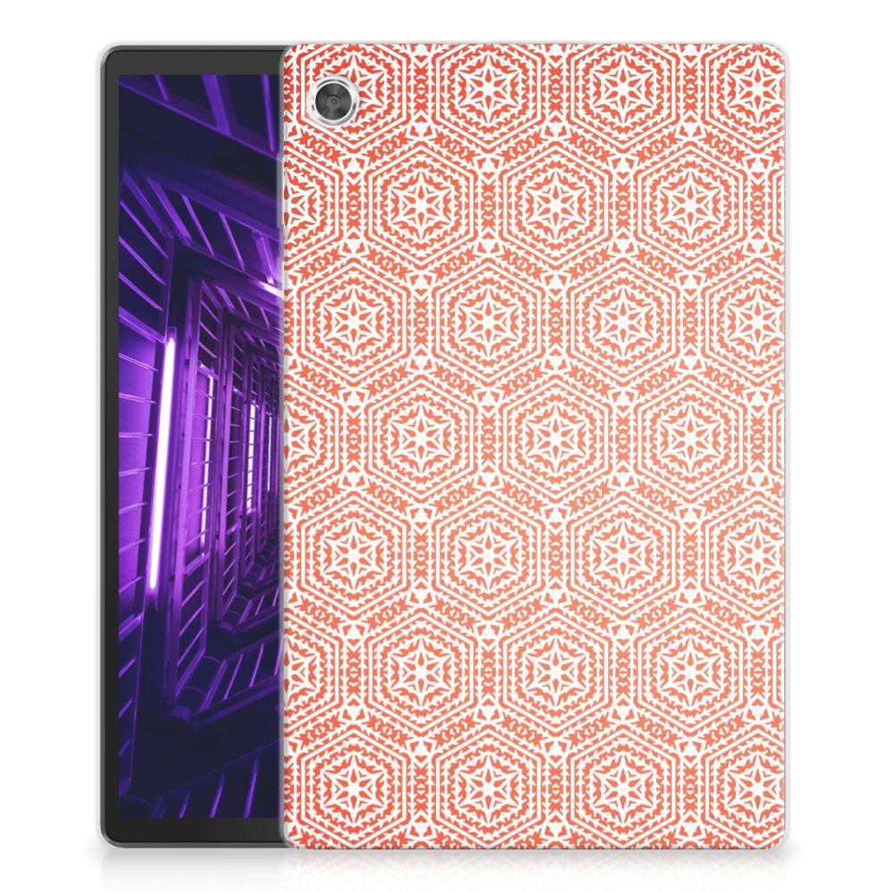 Lenovo Tab M10 Plus Hippe Hoes Pattern Orange - B2C Telecom