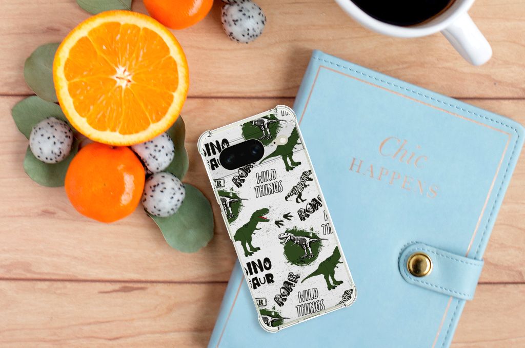 Case Anti-shock voor Google Pixel 8 Dinosaurus B2C Telecom