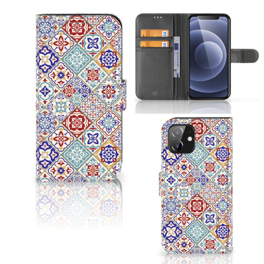 iPhone 12 | 12 Pro (6.1") Bookcase Tiles Color