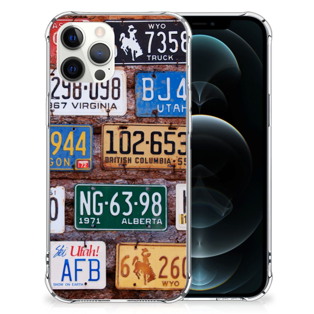 iPhone 12 Pro Max Anti-shock Hoesje met foto Kentekenplaten B2C Telecom