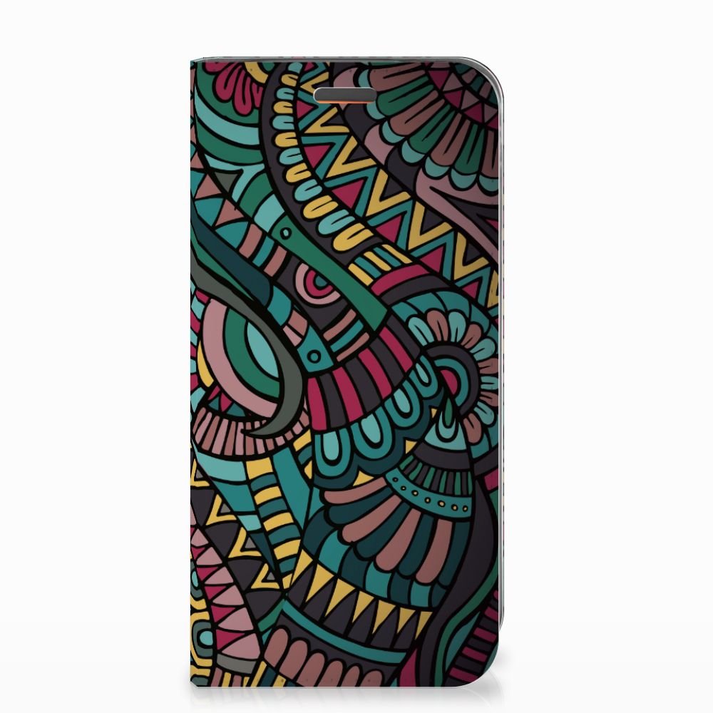 Motorola Moto E5 Play Hoesje met Magneet Aztec