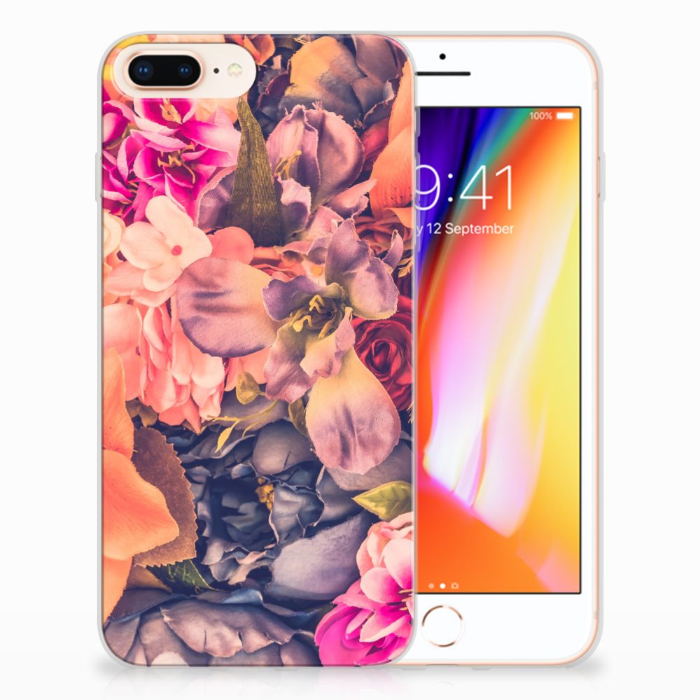 Apple iPhone 7 Plus | 8 Plus TPU Case Bosje Bloemen