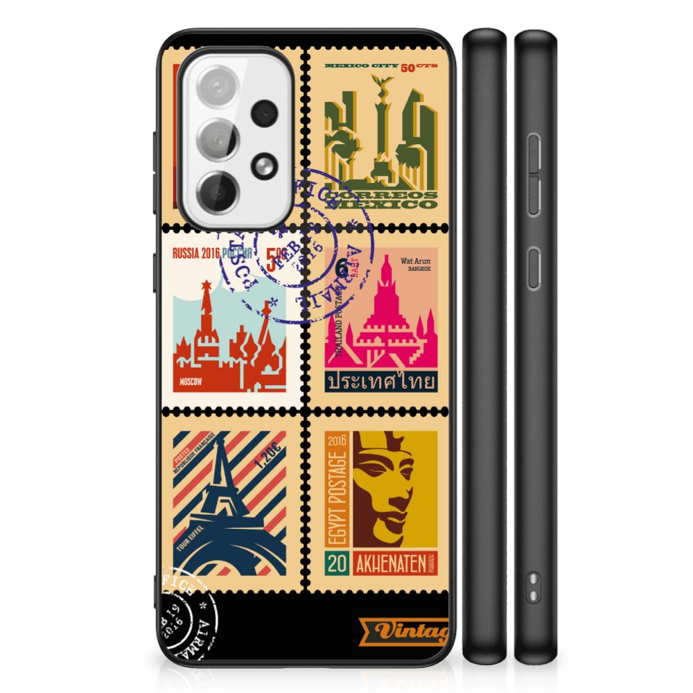 Samsung Galaxy A73 TPU Backcover Postzegels B2C Telecom
