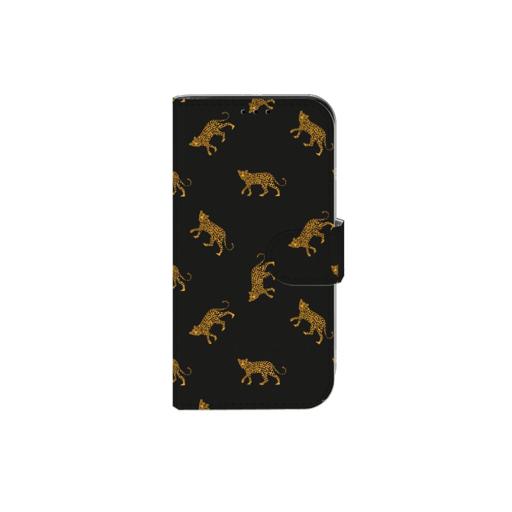 Telefoonhoesje met Pasjes voor iPhone 13 Mini Leopards
