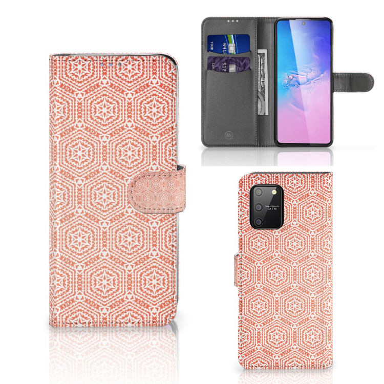 Samsung S10 Lite Telefoon Hoesje Pattern Orange