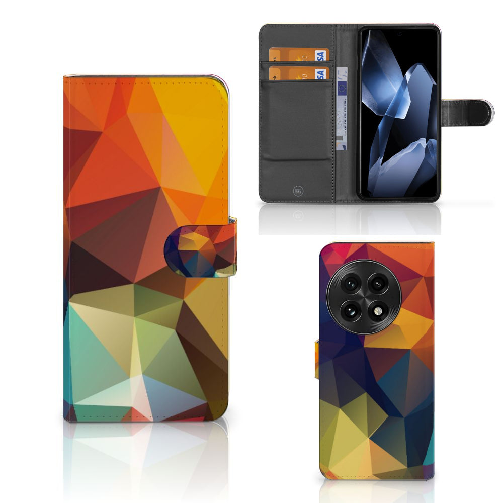 OnePlus 13 Book Case Polygon Color