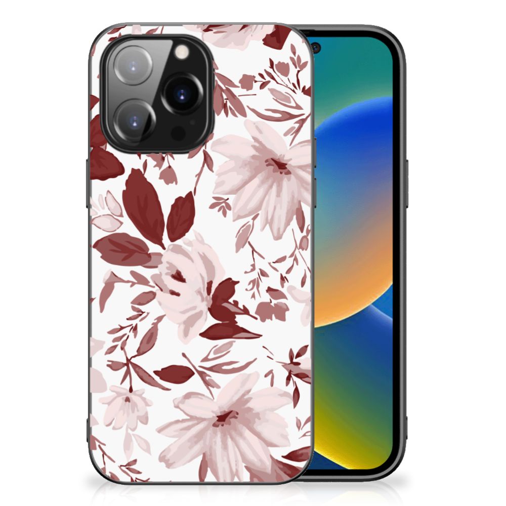 Kleurrijke Telefoonhoesje iPhone 14 Pro Max Watercolor Flowers B2C Telecom