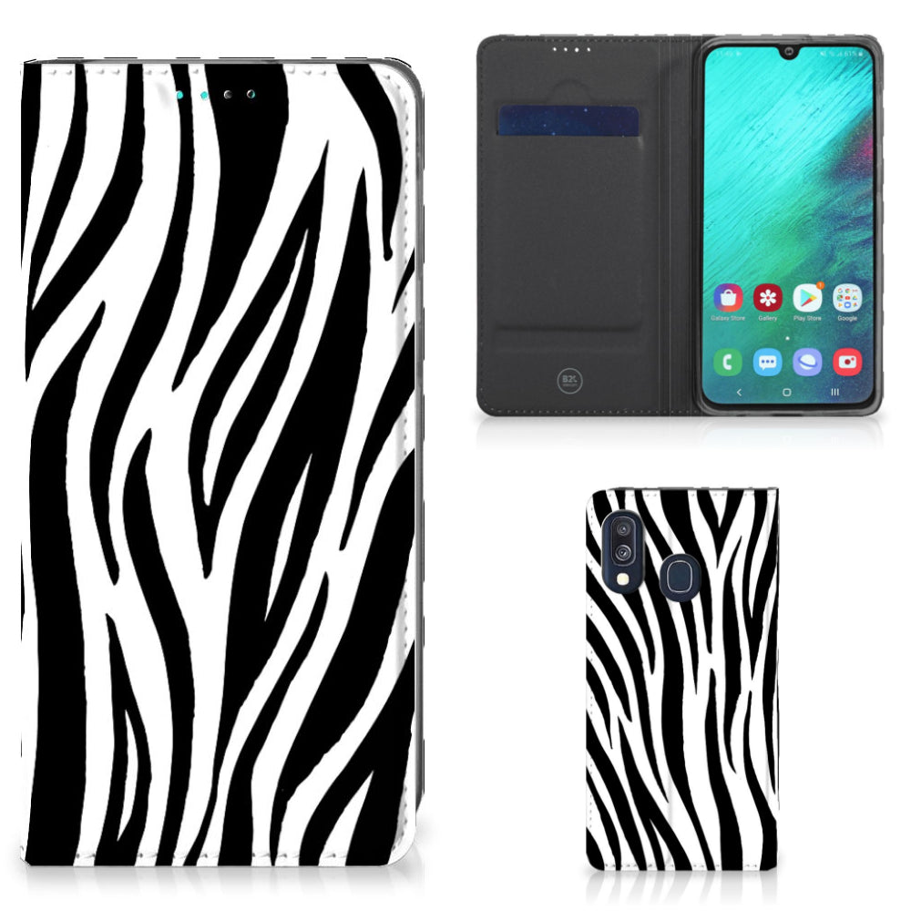 Samsung Galaxy A40 Hoesje maken Zebra