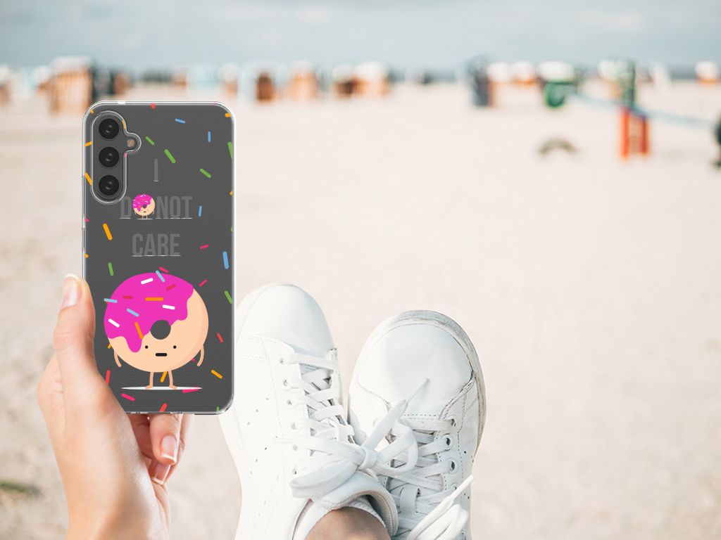 Samsung Galaxy A34 Siliconen Case Donut Roze B2C Telecom