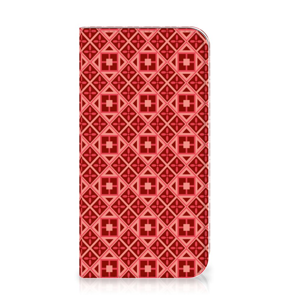 Apple iPhone 11 Pro Hoesje met Magneet Batik Rood