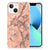 iPhone 13 Anti-Shock Hoesje Marmer Oranje B2C Telecom
