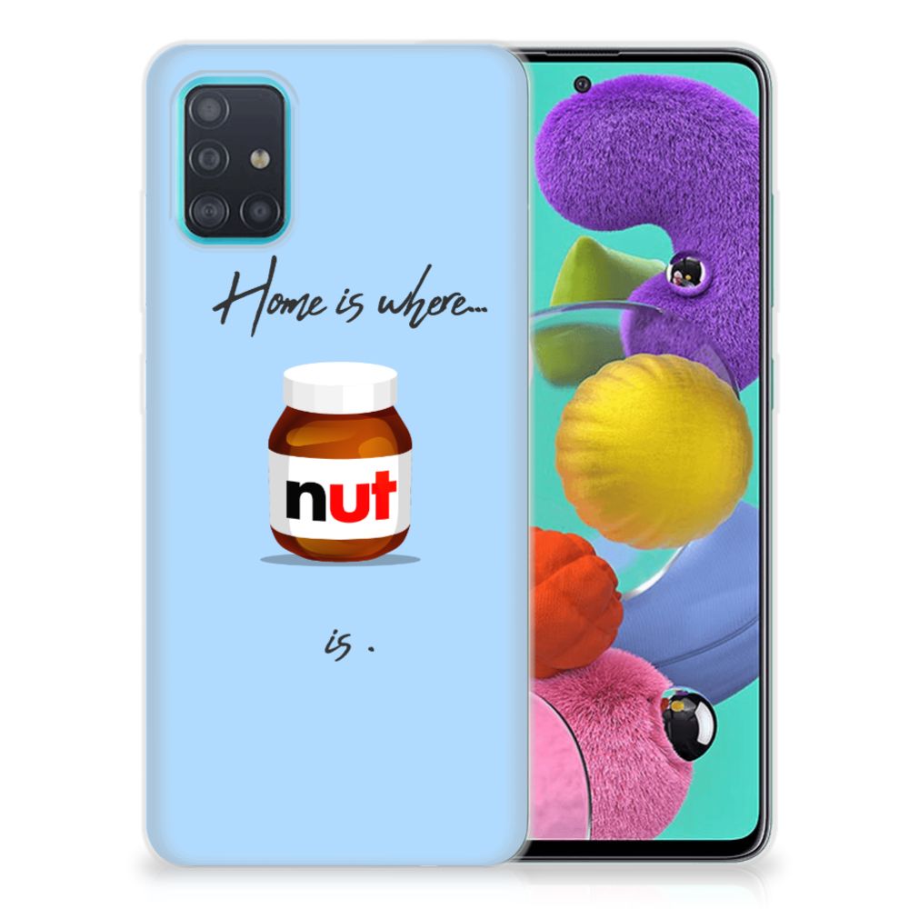 Samsung Galaxy A51 Siliconen Case Nut Home