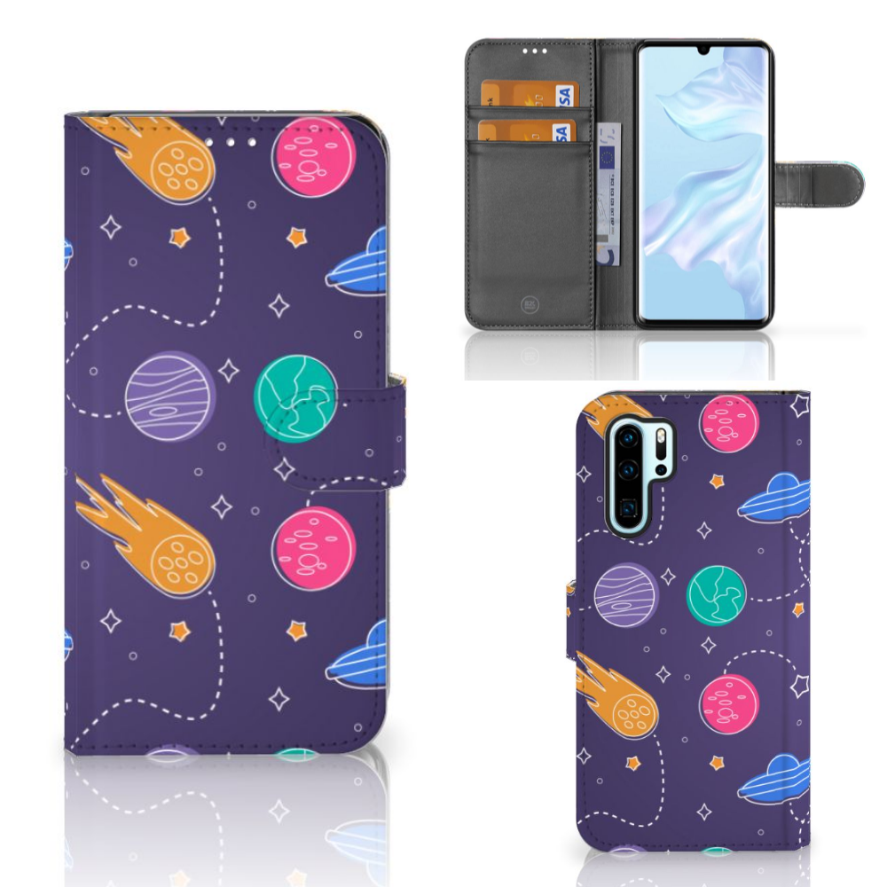 Huawei P30 Pro Wallet Case met Pasjes Space