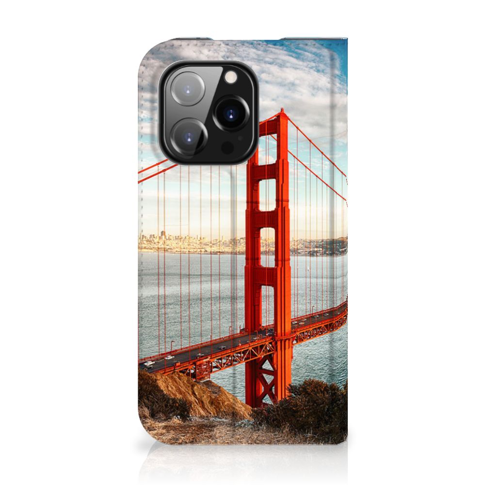 iPhone 14 Pro Book Cover Golden Gate Bridge - B2C Telecom