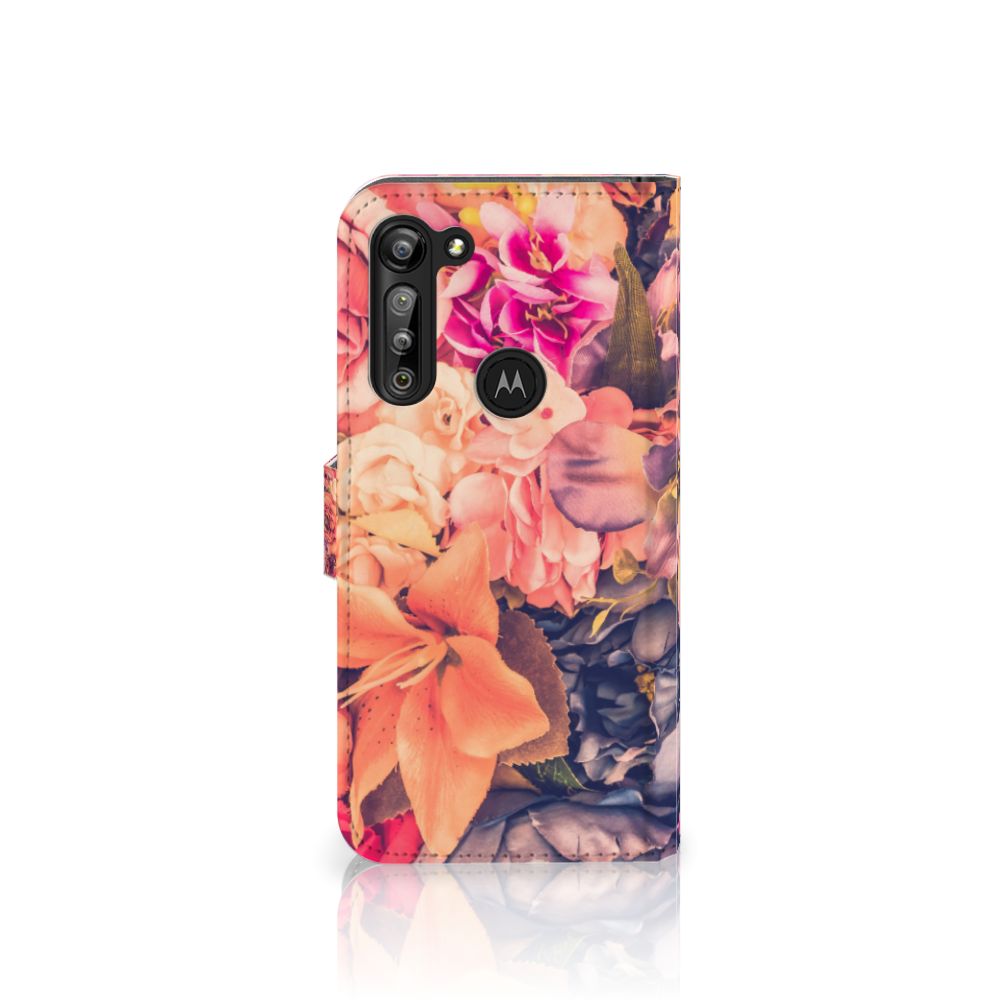Motorola G8 Power Hoesje Bosje Bloemen
