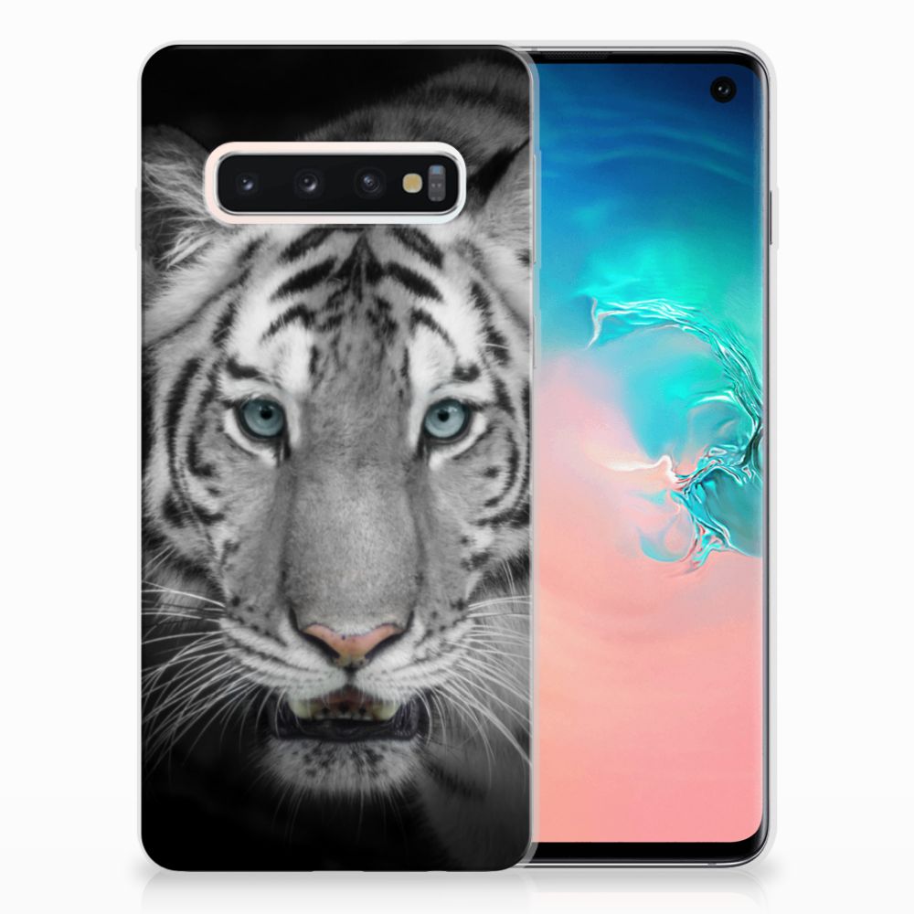 Samsung Galaxy S10 TPU Hoesje Tijger