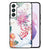 Samsung Galaxy S22 Dierenprint Telefoonhoesje Bird Flowers