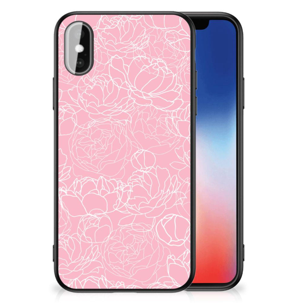 iPhone X | Xs Bloemen Hoesje White Flowers