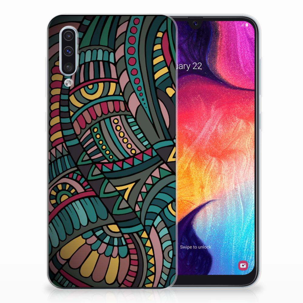 Samsung Galaxy A50 TPU bumper Aztec