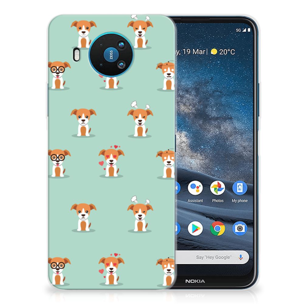 Nokia 8.3 TPU Hoesje Pups