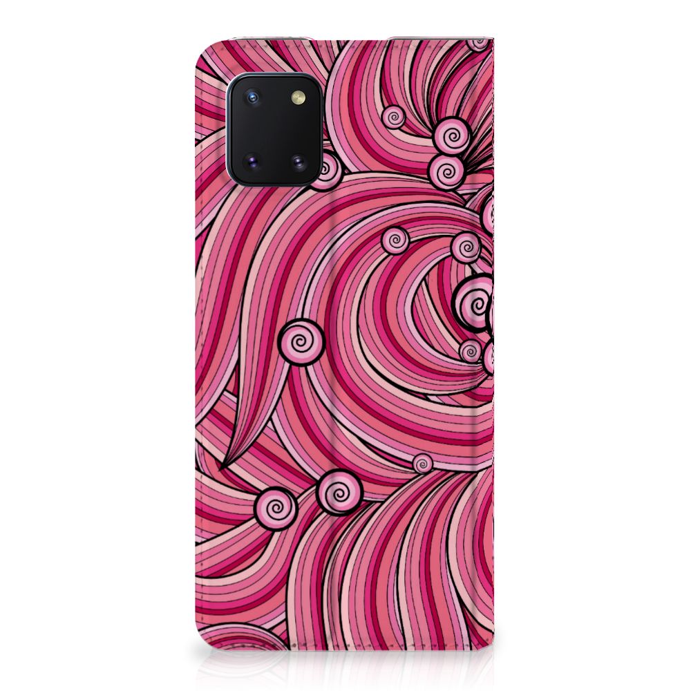 Samsung Galaxy Note 10 Lite Bookcase Swirl Pink - B2C Telecom