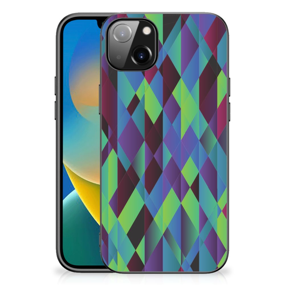 iPhone 14 Plus Backcover Abstract Green Blue