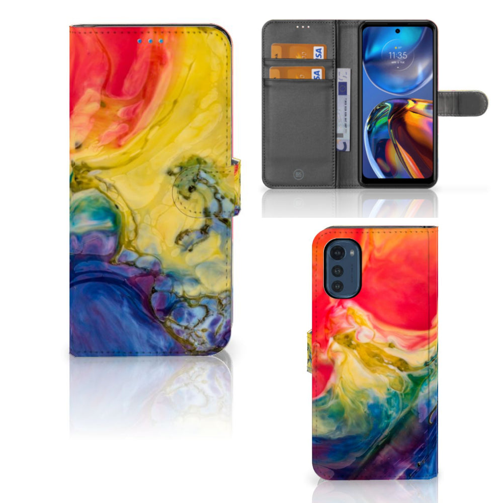 Hoesje Motorola Moto E32 | Moto E32s Watercolor Dark