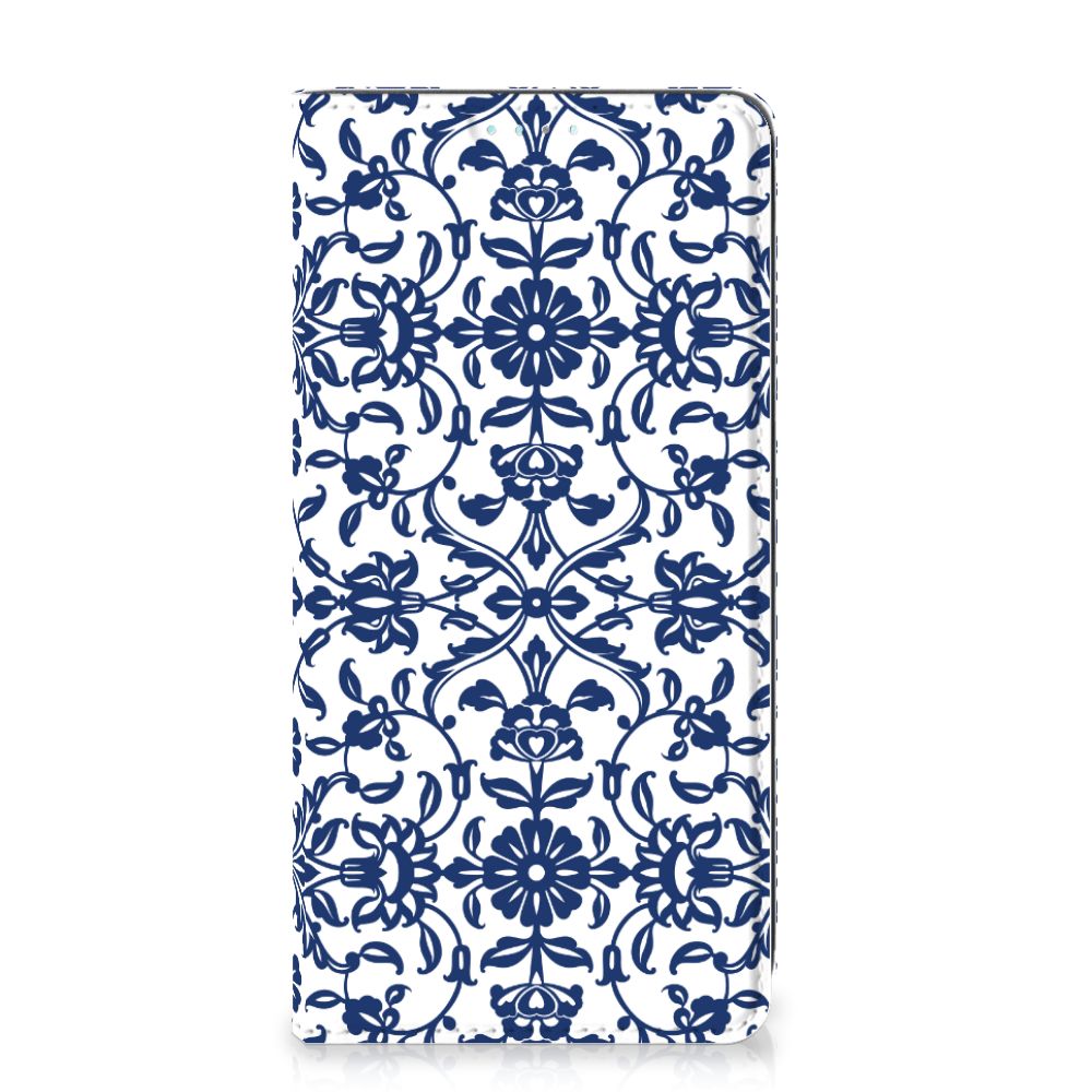 Samsung Galaxy A41 Smart Cover Flower Blue - B2C Telecom