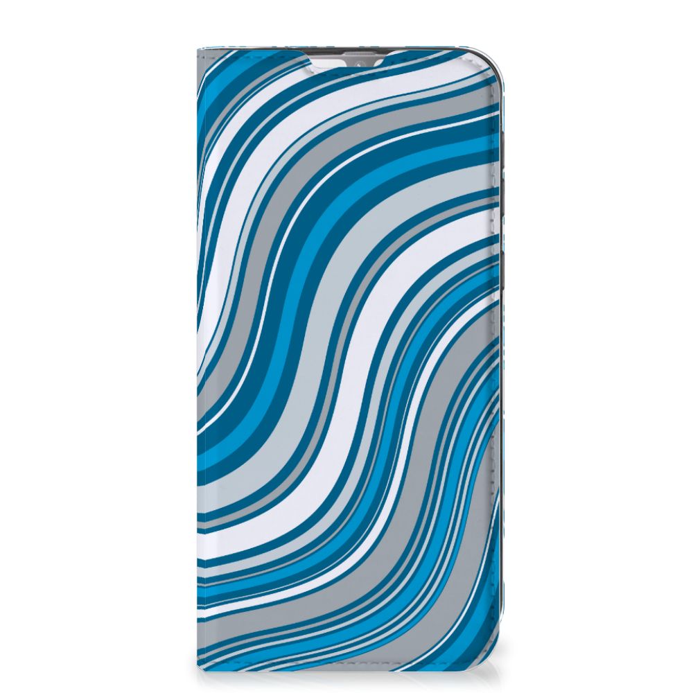 Samsung Galaxy M31 Hoesje met Magneet Waves Blue - B2C Telecom