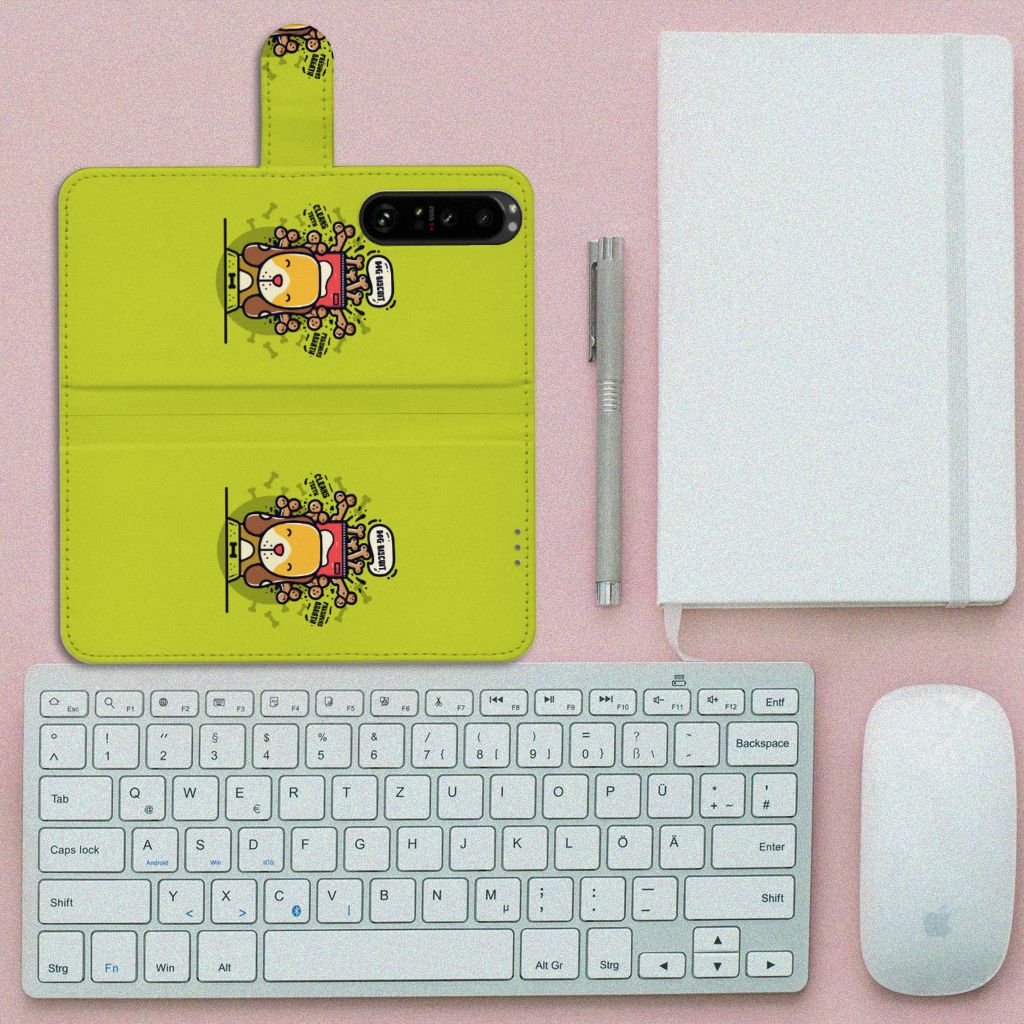 Sony Xperia 1 III Leuk Hoesje Doggy Biscuit