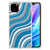 Apple iPhone 11 Pro Doorzichtige Silicone Hoesje Waves Blue
