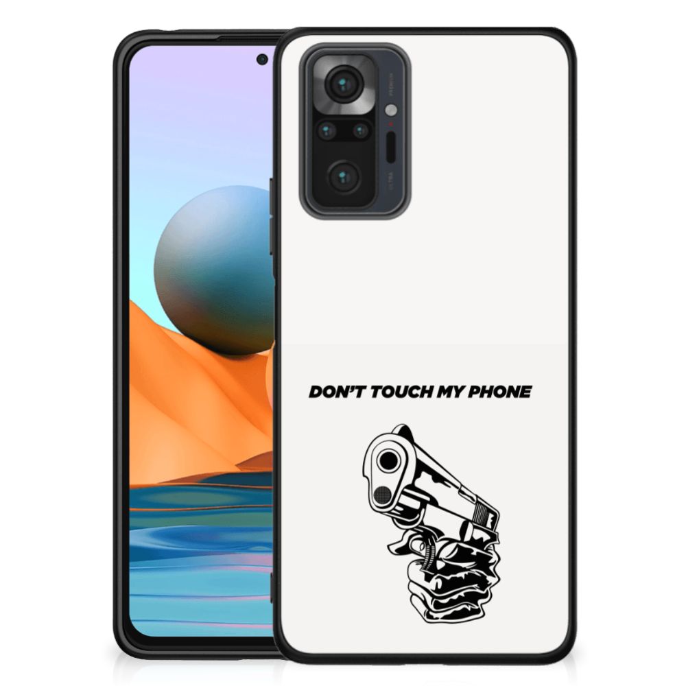 Xiaomi Redmi Note 10 Pro Telefoon Hoesje Gun Don't Touch My Phone B2C Telecom