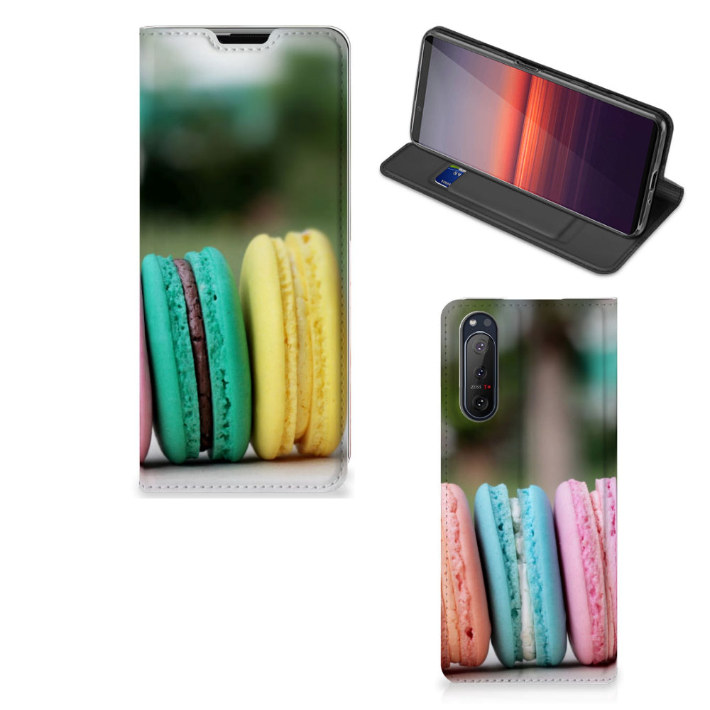 Sony Xperia 5 II Flip Style Cover Macarons