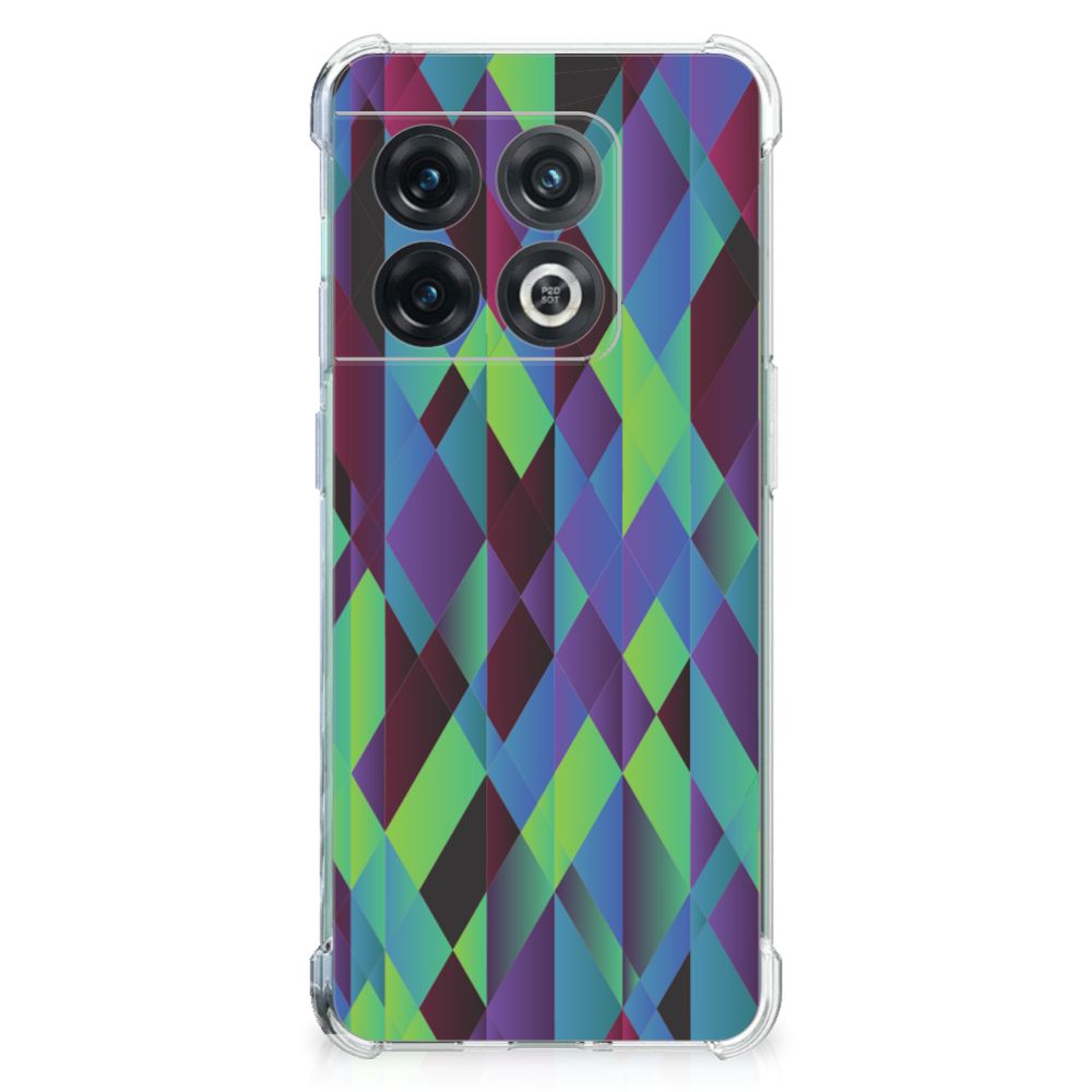 OnePlus 10 Pro Shockproof Case Abstract Green Blue
