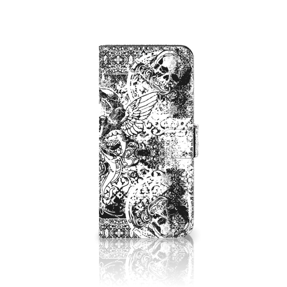 Telefoonhoesje met Naam Samsung Galaxy A23 Skulls Angel