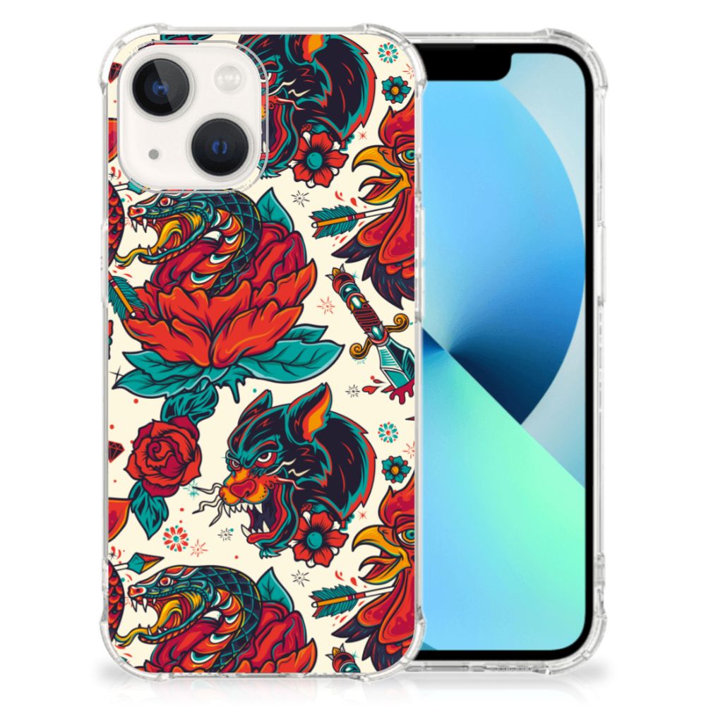 Anti-shock Hoesje met foto voor iPhone 13 Old Skool B2C Telecom