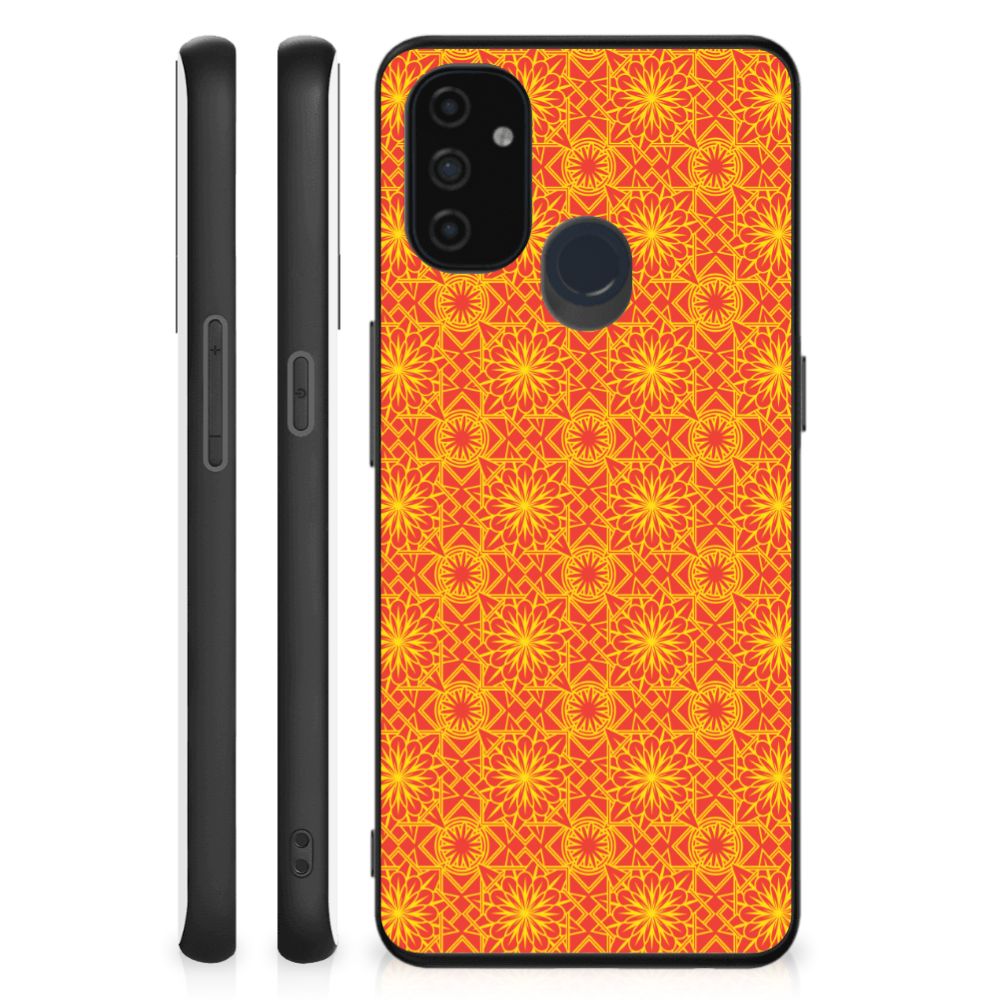 OnePlus Nord N100 Back Case Batik Oranje