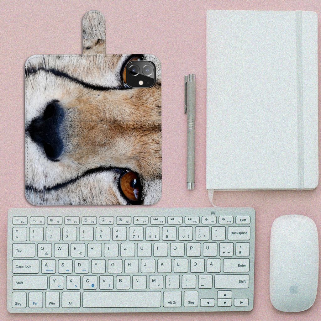 iPhone 12 | 12 Pro (6.1") Telefoonhoesje met Pasjes Cheetah