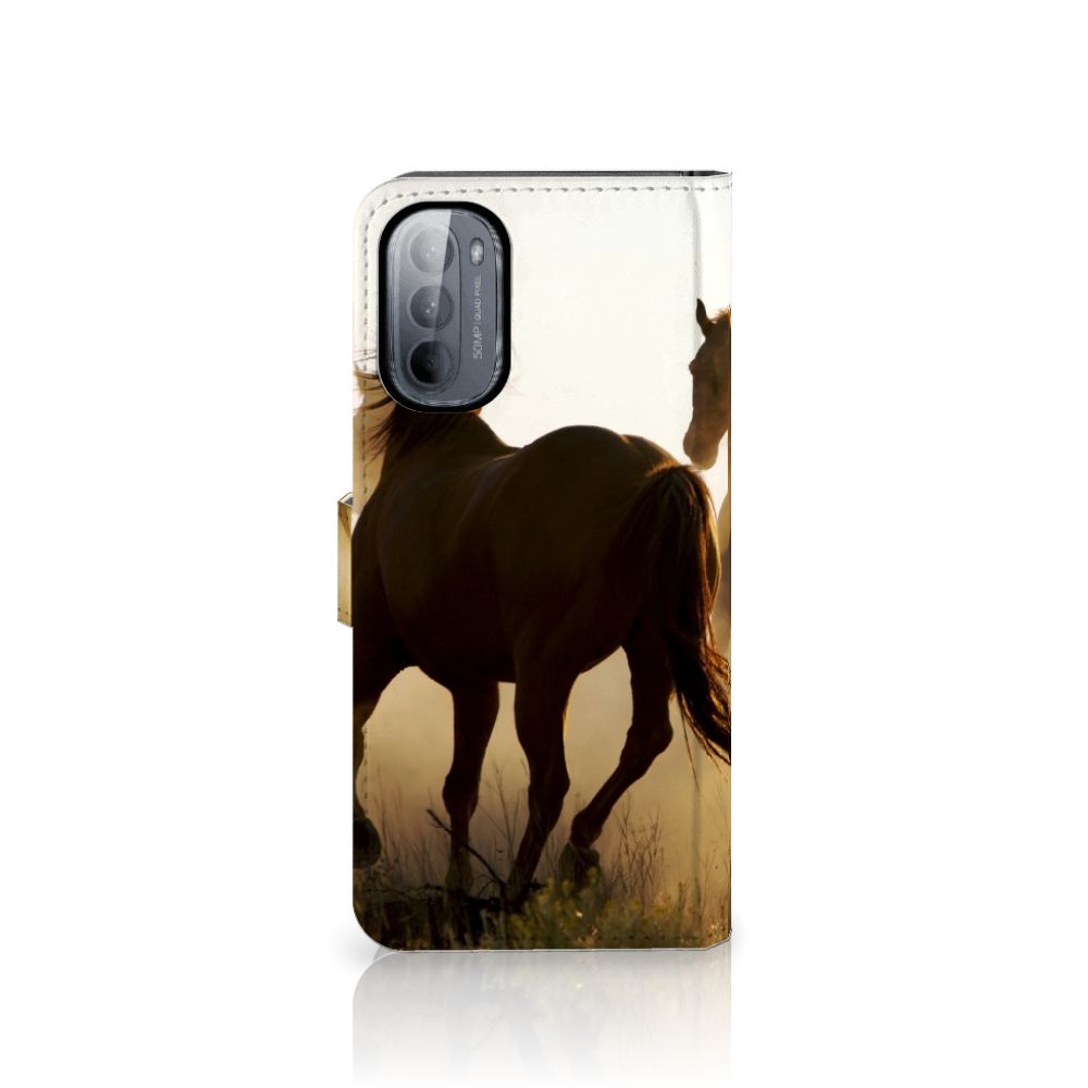 Motorola Moto G31 | G41 Telefoonhoesje met Pasjes Design Cowboy