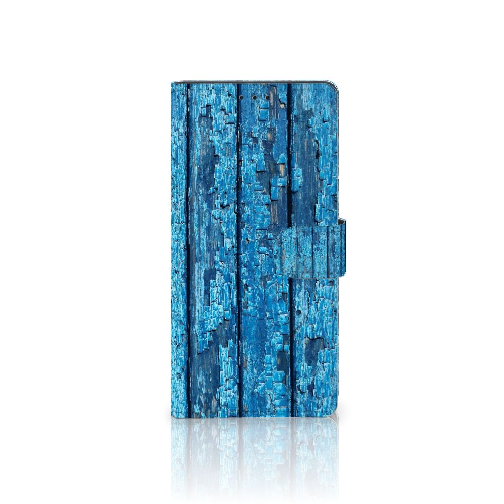 Samsung Galaxy A02s | M02s Book Style Case Wood Blue