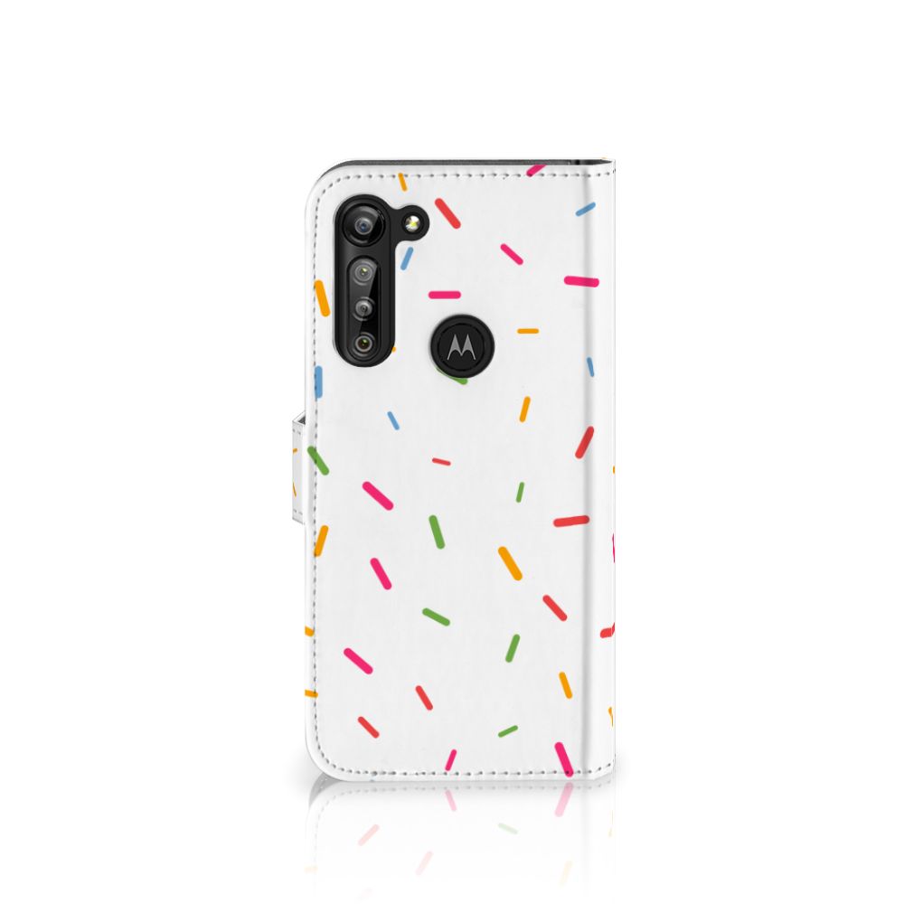 Motorola G8 Power Book Cover Donut Roze