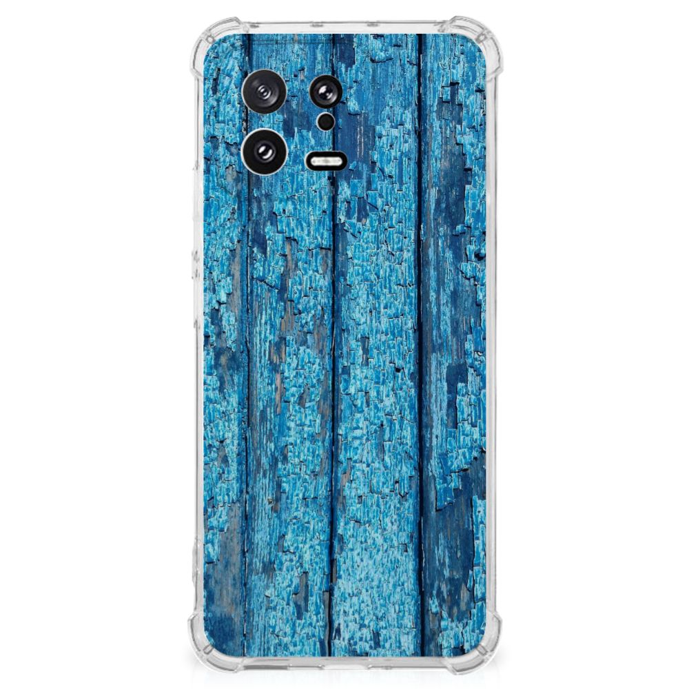 Xiaomi 13 Stevig Telefoonhoesje Wood Blue