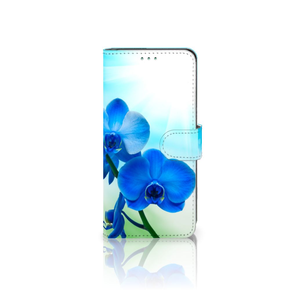 Sony Xperia 10 IV Hoesje Orchidee Blauw - Cadeau voor je Moeder