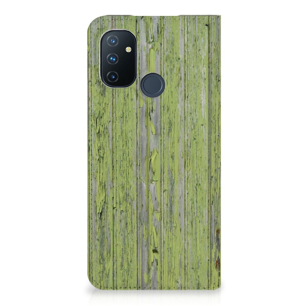 OnePlus Nord N100 Book Wallet Case Green Wood - B2C Telecom