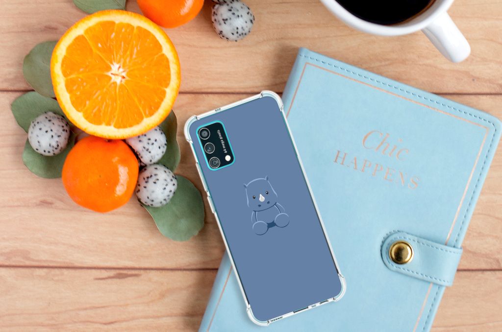 Samsung Galaxy M02s | A02s Stevig Bumper Hoesje Baby Rhino B2C Telecom